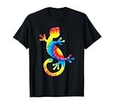 Tie Dye Gecko Rainbow Print Lizard 