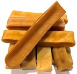 Himalayan Yak Cheese Dog Chew - Himalayan Dog Chew - Cheese Bones for Dogs - Dog Chew - Long Lasting Dog Treats for Aggressive Chewers - Keeps Dogs Busy - Sherpa Chew - *(Large 6 Pack)*