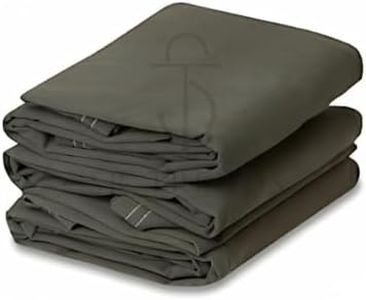 SR TRENDS™ Heavy Duty Tarpaulin 1200GSM Canvas - Commercial Canvas TIRPAL Waterproof- 100% Waterproof Resistance Military Grade- UV Resistant TARP, RUSTPROOF Reinforced Eyelets (Grey, 6 x 6 FT)