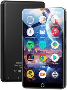 96GB MP3 Player with Bluetooth and WiFi, Portable 4.02 Inch Touchscreen MP4 Players, Android Kids MP3 Player with Spotify, Audible, Deezer, App Store, Digital HIFI Music Player with Speaker, up to 1TB