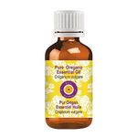 Deve Herbes Pure Oregano Essential Oil (Origanum vulgare) Steam Distilled 15ml (0.50 oz)