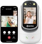 ANNKE Video Calling Indoor Security Camera with 2.8 inch Screen, One-Click Call, Two-Way Video WiFi Camera for Home Pet/Cat/Dog, Pan & Tilt, AI Motion Detection, Baby/Elderly/Puppy Monitor