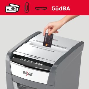 Rexel Optimum Auto Feed Shredder – 50 Sheet Capacity