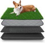 Embellbatt Dog Grass Pad with Tray, Dog Potty Grass for Puppy Training, Artificial Fake Grass for Dogs to Pee on Indoor Outdoor