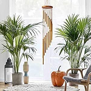 LEIGARF Old Aluminum Wind Chimes for Home Positive Energy | Wind Chimes for Balcony Bedroom with Sweet Sound (36 inch Long)