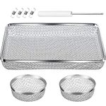 TOODOO 3 Pack Flying Insect Screen RV Furnace Vent Cover (2.8 Inch)(8.5 x 6 Inch) Stainless Steel Mesh with Installation Tool