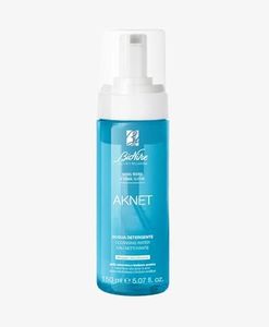 Bionike Aknet - Acqua Detergente Viso per Pelli a Tendenza Acneica e Delicate, Rimuove le Impurità e Offre una Pulizia Profonda, Dona Freschezza, 150 ml.