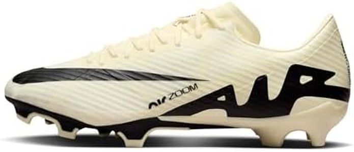 Nike Homme Zoom Vapor 15 Academy FG/MG Football Soccer Shoe, Lemonade/Black, 47 EU
