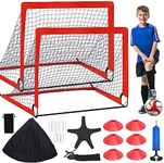 YGORTECH Soccer Goal for Kids Pop Up Football Goals Net Mini Outdoor Garden Goal Post Multiple Soccer Target Training Equipment 1 Pack for Kids