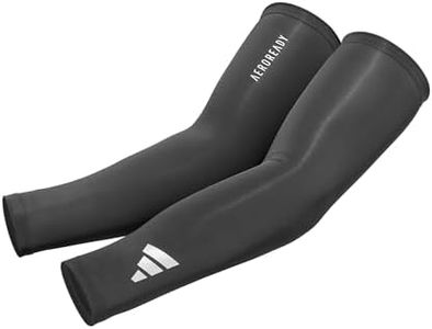 Adidas Aeroready Compression Calf Sleeves - Moisture-Wicking Support Sleeves with Silicone Grip & Reflective Details, Elastane-Nylon Blend for Training, Running & Recovery, (Black, Small/Medium)