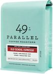 49th Parallel Coffee Roasters - Roasted Coffee Beans (Old School Espresso, Medium-Dark Roast, 12 ounce)