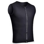 REALON Wetsuits Top Jacket Women Men 2mm Neoprene Long Sleeve Shirt 3mm Front Zipper Vest Wet Suit Keep Warm for Adult Diving Surf Swim Water Sports