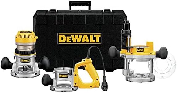 DEWALT Router, Fixed/Plunge Base Kit, 12-Amp, 2-1/4-HP (DW618B3)