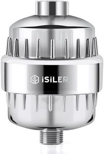 iSiLER Shower Filter, 20 Stage Premium Hard Water Softener for Bathroom, High Output Shower Water Filter to Remove Chlorine and Fluoride for 22 & 24mm Taps