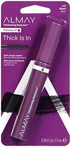 Almay One Coat Nourishing Mascara, Thickening, Waterproof, Black 421, 0.4-Ounce Package