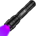 ULTRAFIRE UV Torch 395-405nm LED Blacklight, Zoomable UV Light, Adjustable Focus Ultraviolet Flashlight Black Light for Pet Urine Stains, Curing Resins Glue, Leak Detector, 502UV