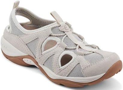 Easy Spirit Women's Earthen First Walker Shoe, Taupe-ivory-multi, 6 Wide