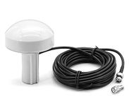 NEWASHAN External Marine GPS Antenna Aerial for Garmin GPS GPSMAP GDU GNC MAP NavTalk Pilot StreetPilot AIS Boat Ship Yacht Navigation Receiver Fishfinder Sounder +26ft Cable TNC Connector+BNC Adapter