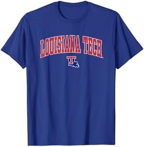 Louisiana Tech Bulldogs Arch Over Blue Officially Licensed T-Shirt