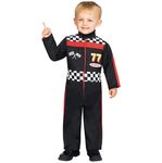 Fun World Boys Race Car Driver Toddler Costume, Multicolor, Large