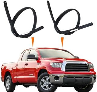 MIYIMORE 2Pcs Roof Drip Molding Weatherstrip Fit for Toyota Tundra Double Cab 2007-2020, Left & Right Side Roof Trim Seal Kit Replace 75551-0C050 75552-0C050(Not Fit Crewmax)