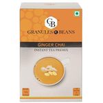 Granules n Beans Ginger Chai Instant Tea Premix - (10 Sachet x 14g = 140g)