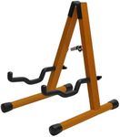 STRICH Acoustic Guitar Stand, A-Frame HardWood Floor Guitar Stand, Folding Electric Guitars Holder for Bass, Cello, Mandolin, Banjo (Mahogany)