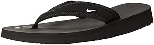 Nike Women's Flip-Flop, women 2, Black/White, 8