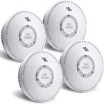 Ecoey Smoke & Carbon Monoxide Detector Combine Home Safety 10 Year Battery Life