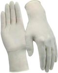 SLICK KIT Disposable Latex Gloves with Emollient-enriched Coating Inside, 5Mil Powder-Free Industrial Gloves, Non-Sterile (Medium/8 (Pack of 1000))