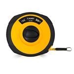 Land Long Fiberglass Tape Measure -100FT/30M by 1/2-Inch,Inch/Metric Scale,Light and Convenient (100FT)