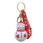 Daiyamondo Upgrade your key game With Elegant Anime 3D rubber Key rings Featuring A long Bow Suitable For Car | Bike Key rings | Gifts | Novelty | Bag Charm| (Fatty Snow Man)