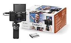 Sony RX100 III Creator Kit | Advanced Premium Compact Camera with Shooting Grip VCT-SGR1 (1.0-Type Sensor, 24-70 mm F1.8-2.8 Zeiss Lens and Flip Screen for Vlogging)