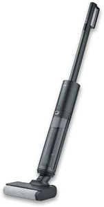 Severin Elektrischer Bodenwischer kabellos, mit LED-Anzeige, Zwei-Tank-System, mit Ladestation, Adapter, Ersatzfilter, 22,2 V Li-Ion Akku, 150 W anthrazit, schwarz, SC 7177