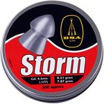 BSA Storm .177 4.5mm 500 Round Head .177 Air Rifle Gun Pellets Hunting Pest Control