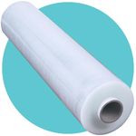 Triplast Pallet Stretch Shrink Wrap Roll (400mm x 250m) - Pick Qty & Colour - Heavy Duty Pallet Wrap, Industrial Stretch Wrap, Packaging Cling Film, Strong Plastic Wrap, Luggage Wrap (Clear, 1 Roll)