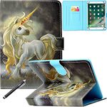 NewShine Universal Case for 7.9-8.5 Inch Tablet, Newshine PU Leather Stand Folio Case for iPad Mini 1/2/3/4, Galaxy Tab 3/4/Note 8.0, Amazon Kindle Fire HD/HDX 8.0 and Other 8.0" Models - Y Unicorn