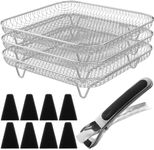 3 Layer Air Fryer Rack,Square Air F