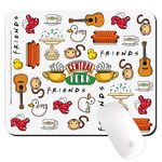 Friends Mouse Pad for PC, Pattern 014 White