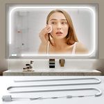 Blikshin LED Vanity Mirror Lights, Makeup Lights for Mirror, 6.6FT/6000K/Dimmable/ELT Approval 12V Self-Adhesive Bathroom/Vanity Light, for Bathroom Mirror/Dressing Mirror/Full Body Mirror