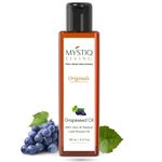 Mystiq Living Grapeseed Oil for Skin and Hair, Anti Ageing, Glowing Skin, Hair Growth, Acne, Pimple | Cold Pressed, 100% Pure & Natural - 100 ML