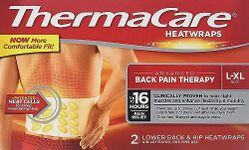 Thermacare Lower Back & Hip HeatWraps, L/XL, 8 Hour-2ct