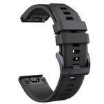 NotoCity for Garmin Fenix 6 pro/Fenix 5/ Fenix 7 Strap, Quickfit 22mm Watch Strap for Fenix 6/Fenix 5 Plus/Fenix 7 Pro, Epix 2, Forerunner 935/945/955/965, Approach S60/S62, Instinct, Quatix 5(Black)