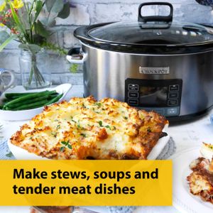 Crock-Pot Digital Slow Cooker 5.6L – Programmable Large Capacity