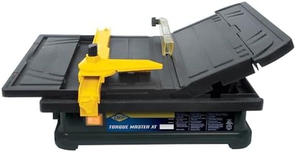 QEP 22400Q 3/5 HP Torque Master Tile Saw, 4-Inch,Black/Yellow