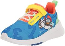 adidas Baby Racer TR21 Running Shoe, Pulse Blue/FTWR White/Impact Orange (Mickey Mouse), 3 US Unisex Infant