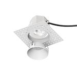 WAC Lighting R3ARDL-F830-WT Aether Round Invisible Trim with LED Light Engine Flood 40 Beam 3000K Soft White