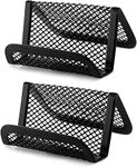 Taicols Business Card Holder 2 Pack Metal Mesh Business Card Holder Office Table Holder Metal Mesh Name Film Holder Display Office Table Business Card Holder Business Table