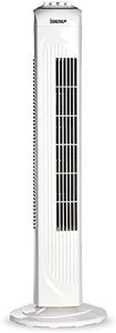 Igenix DF0030 Oscillating Tower Fan, 45 Watt Power, 30 Inch, 3 Speed Settings High, Medium & Low, 2 Hour Timer with Auto Shut Off, Quiet Operation, White
