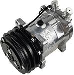 Universal A/C Compressor with Black 2PK Clutch Sanden 508 5H14 R134A